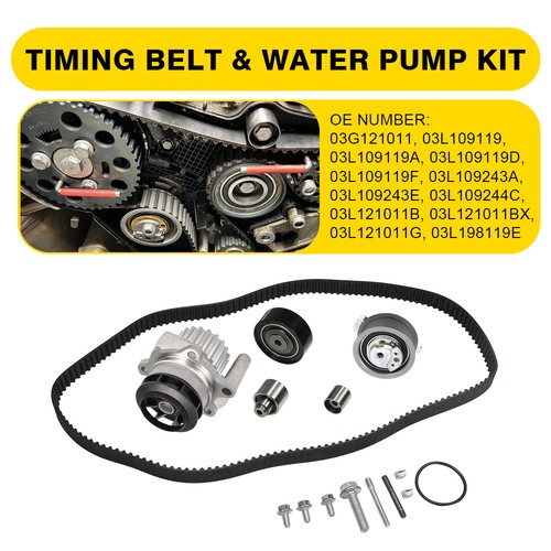 Timing belt water pump for - belt, &