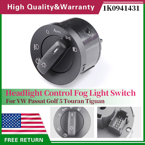 Headlight switch 1k0941431 for - headlight,